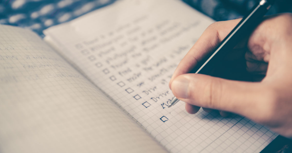 les checklist de mariage - La liste complète des choses à faire